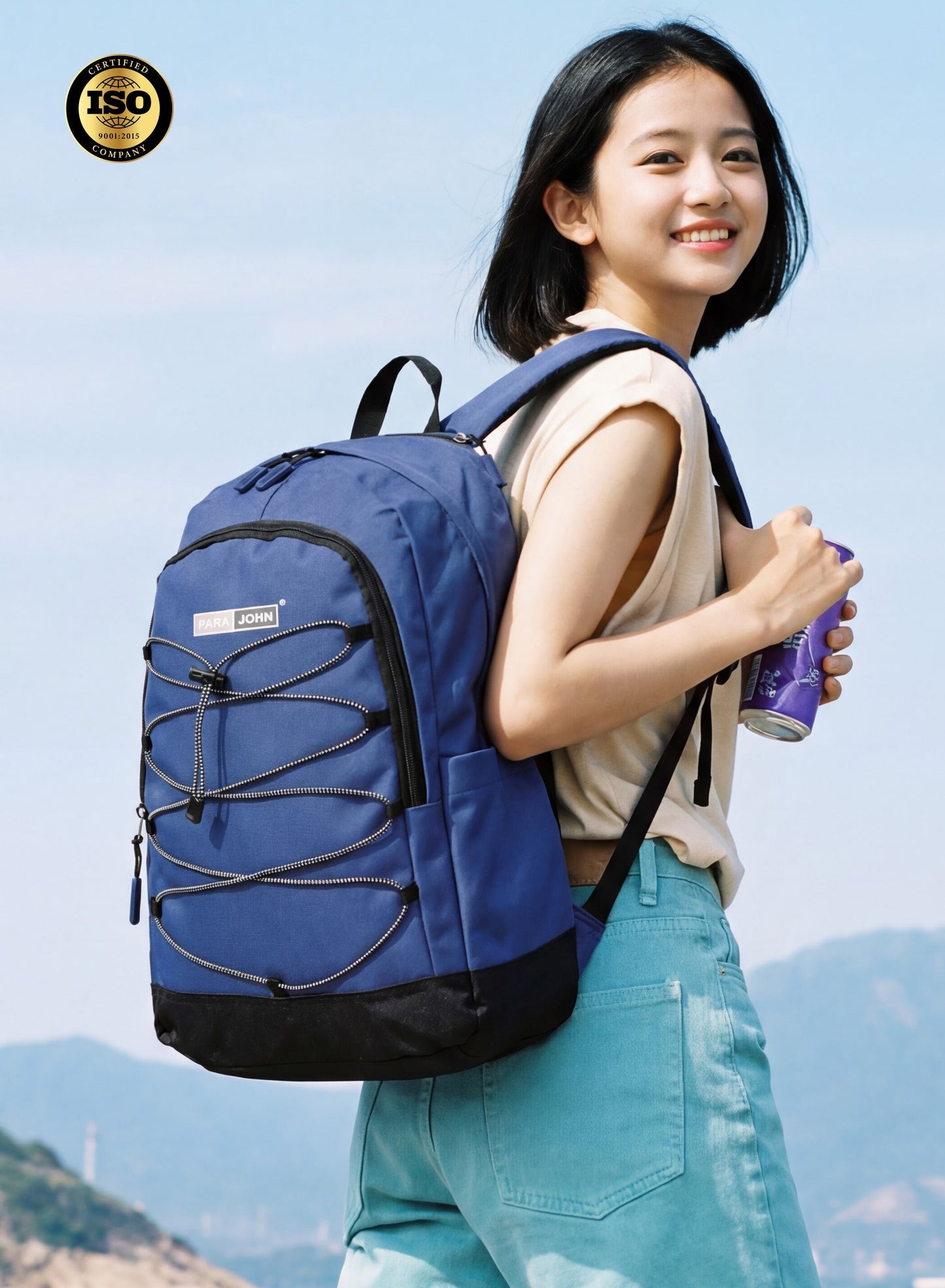 Parajohn Zapper 30L School Bag for Students – 19” Durable Polyester Backpack with Spacious Compartments for School & College PARAJOHN UAE