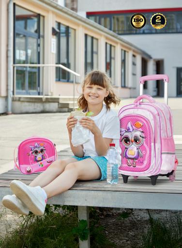 KiddyGo Series Kids Roller Backpack Set of 3 16 inch