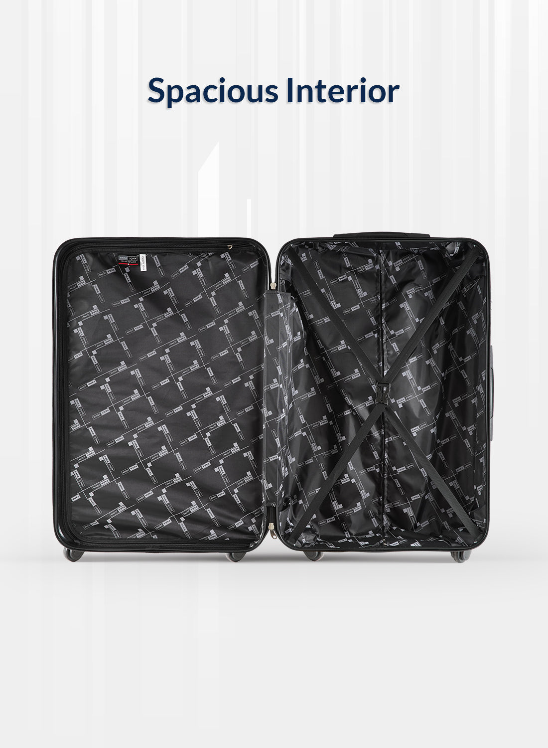 Noir Single Pieces Hard Side Luggage