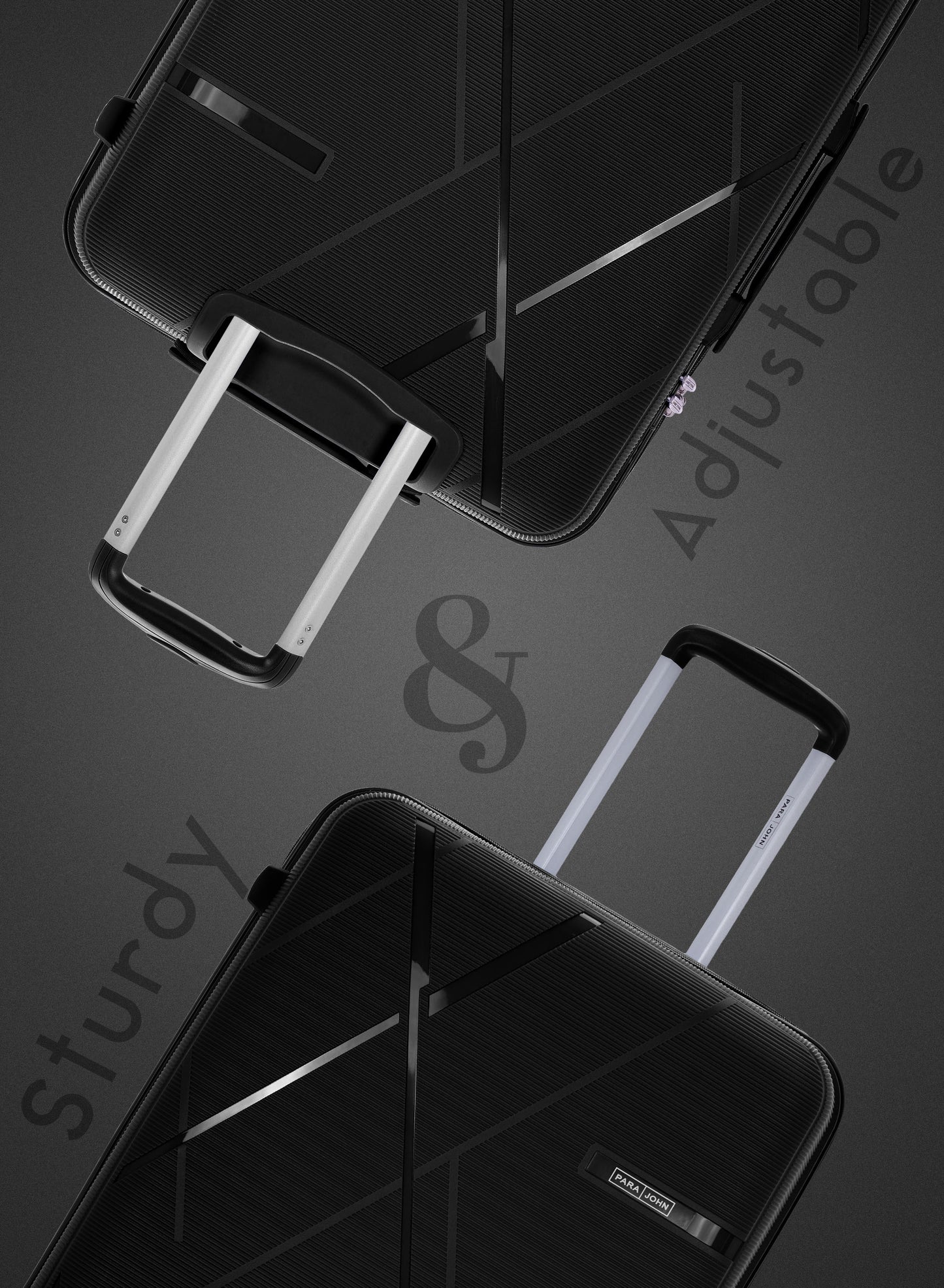 Electra 3-Piece PP Hardside Spinner Luggage Trolley Set