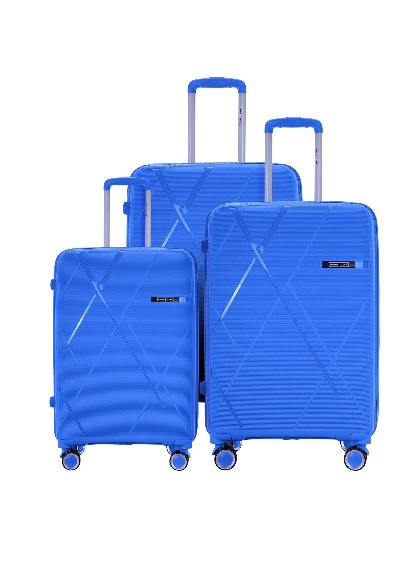 Electra 3-Piece PP Hardside Spinner Luggage Trolley Set