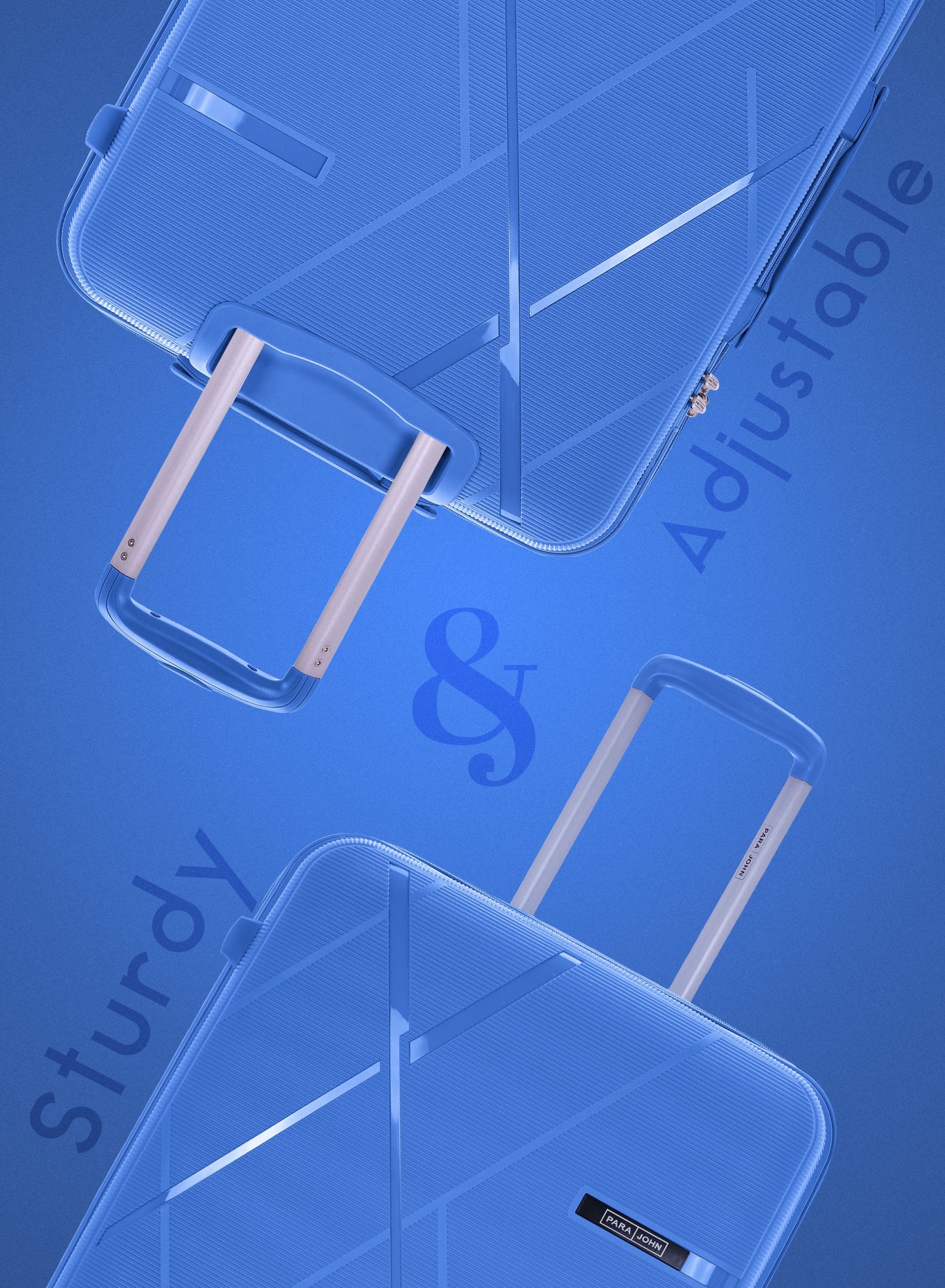 Electra 3-Piece PP Hardside Spinner Luggage Trolley Set