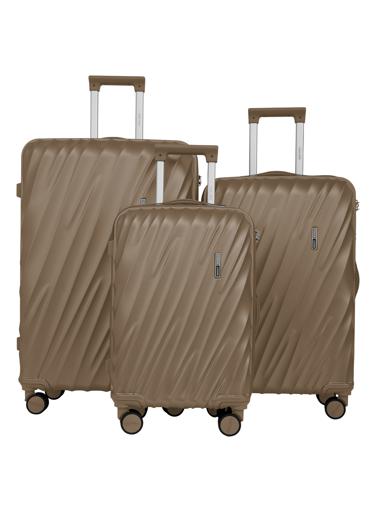 Swirl Series 3 Pcs ABS Luggage Trolley Set