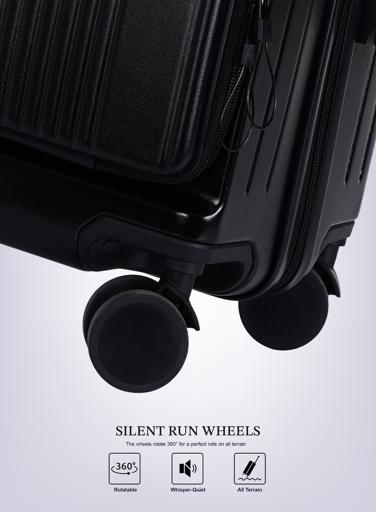 Front Open Cover 20 inch Large Capacity Trolley Suitcase, Password Case, Universal Wheel Suitcase