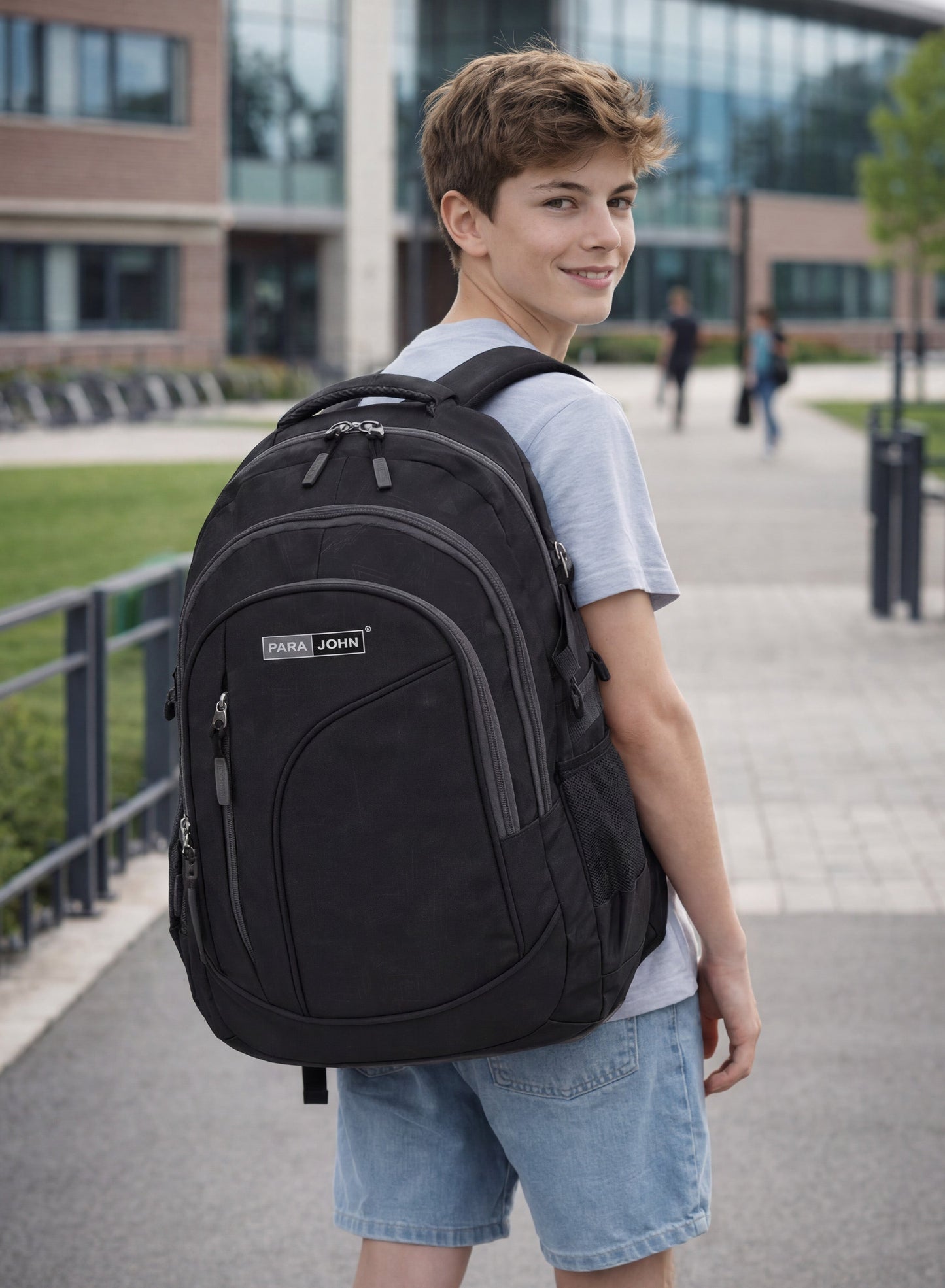 Parajohn School Backpack — Durable Everyday Carry | Multi-Compartment Polyester Design PARAJOHN UAE