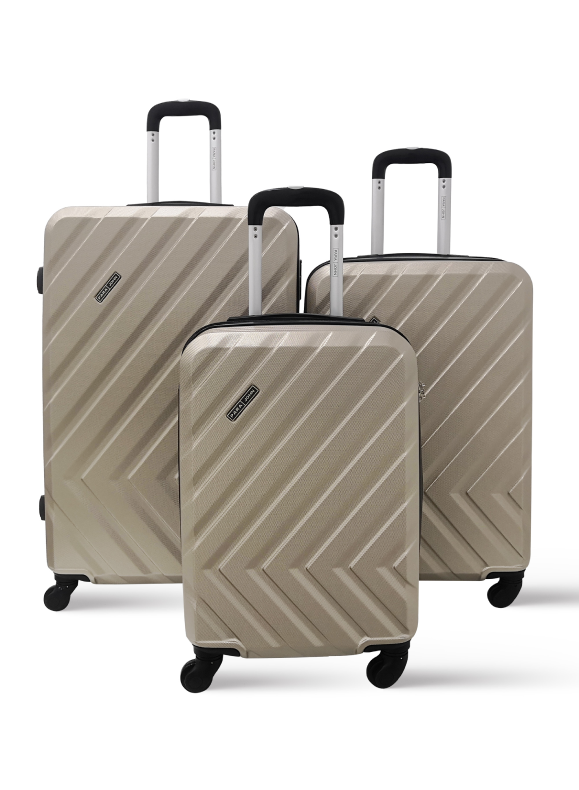 3-Piece Hard side ABS Luggage Trolley Set