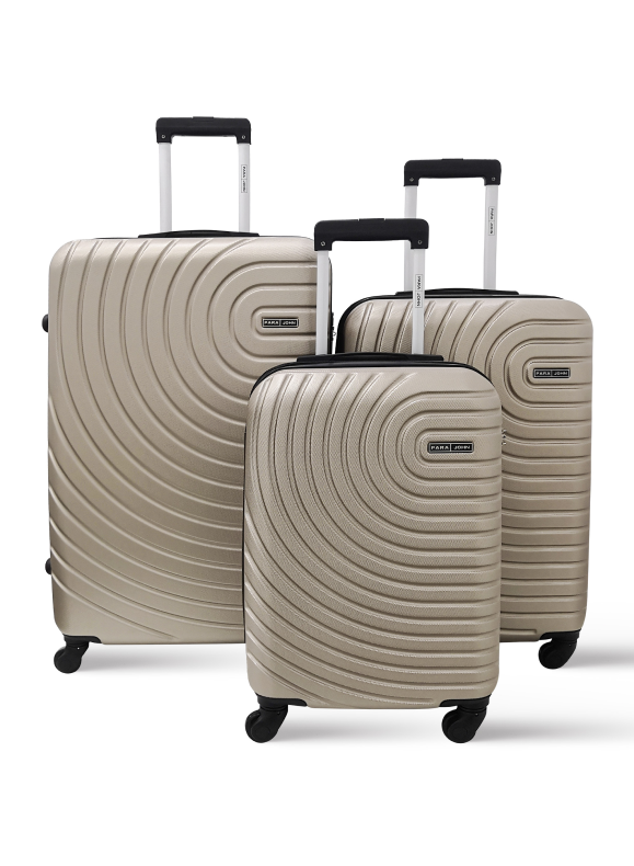3-Piece Hard side ABS Luggage Trolley Set