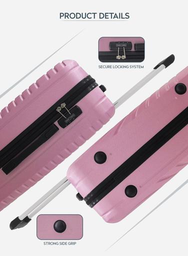 Circles Single Hard side ABS Luggage Trolley