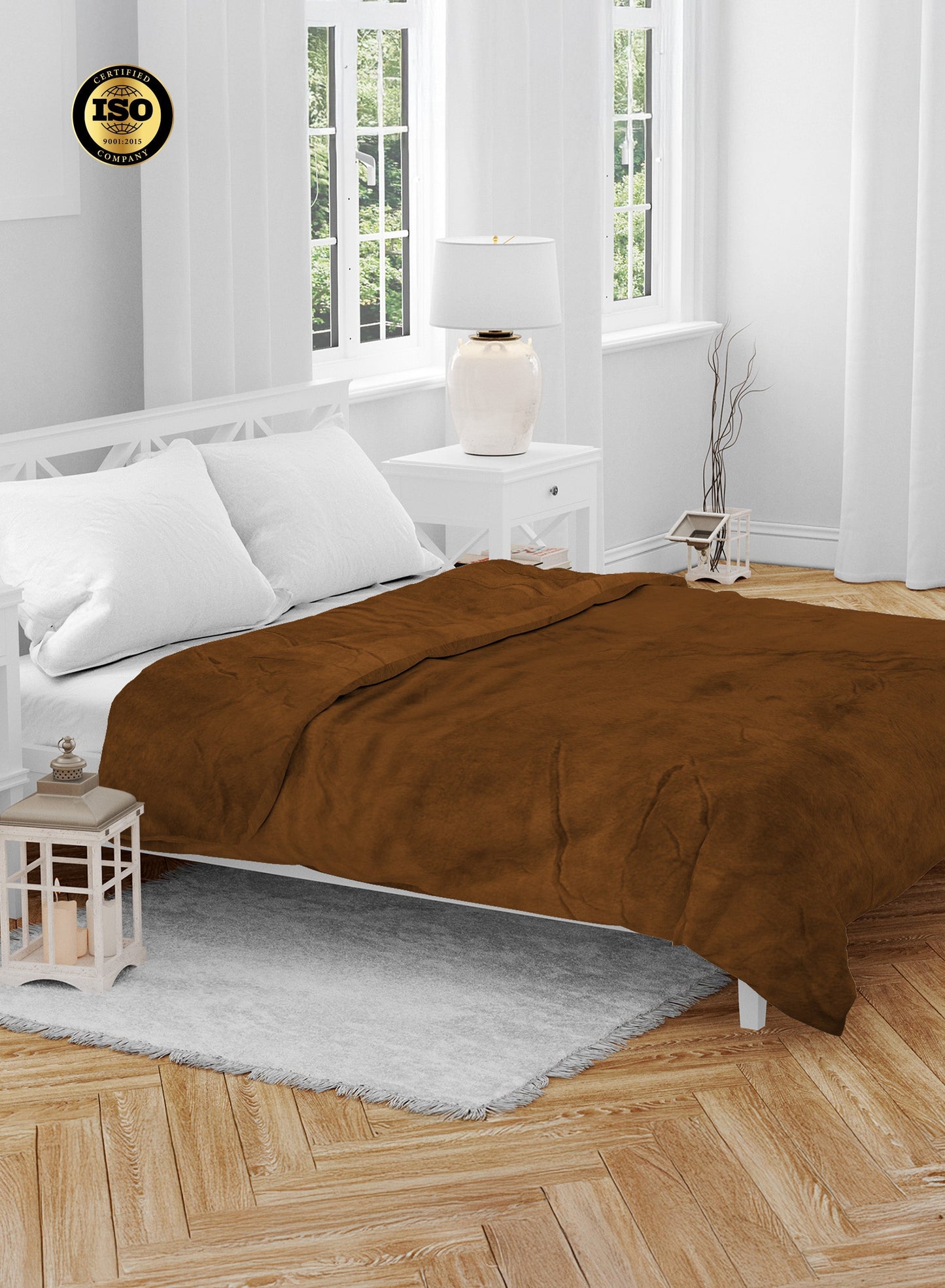Single Flannel Fleece Blanket 160 × 220 cm – Luxury Soft Solid Single Ply Blanket, Premium Anti-Pill Polyester, Lightweight & Cozy by Parajohn  PARAJOHN UAE