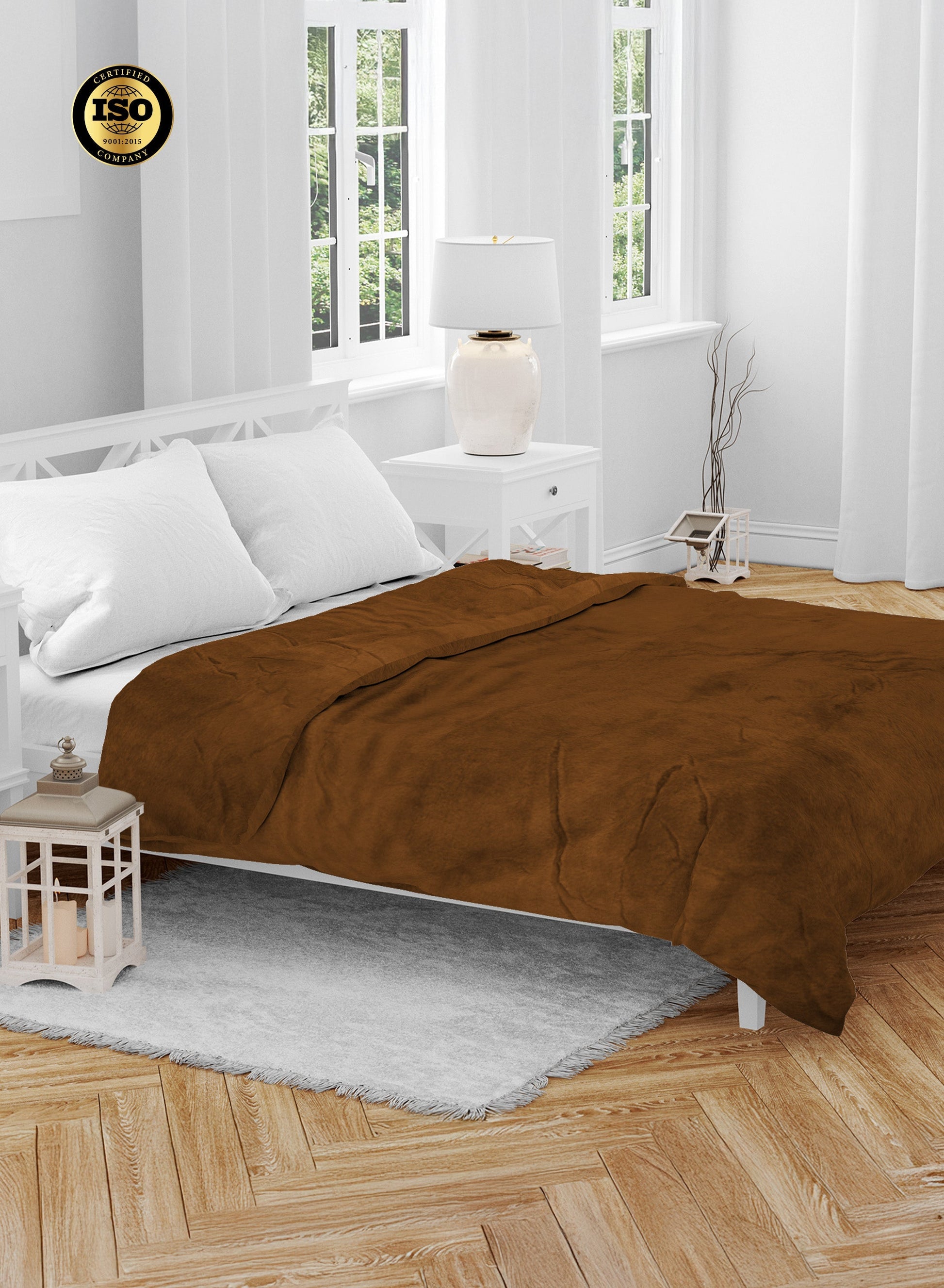 Single Flannel Fleece Blanket 160 × 220 cm – Luxury Soft Solid Single Ply Blanket, Premium Anti-Pill Polyester, Lightweight & Cozy by Parajohn  PARAJOHN UAE