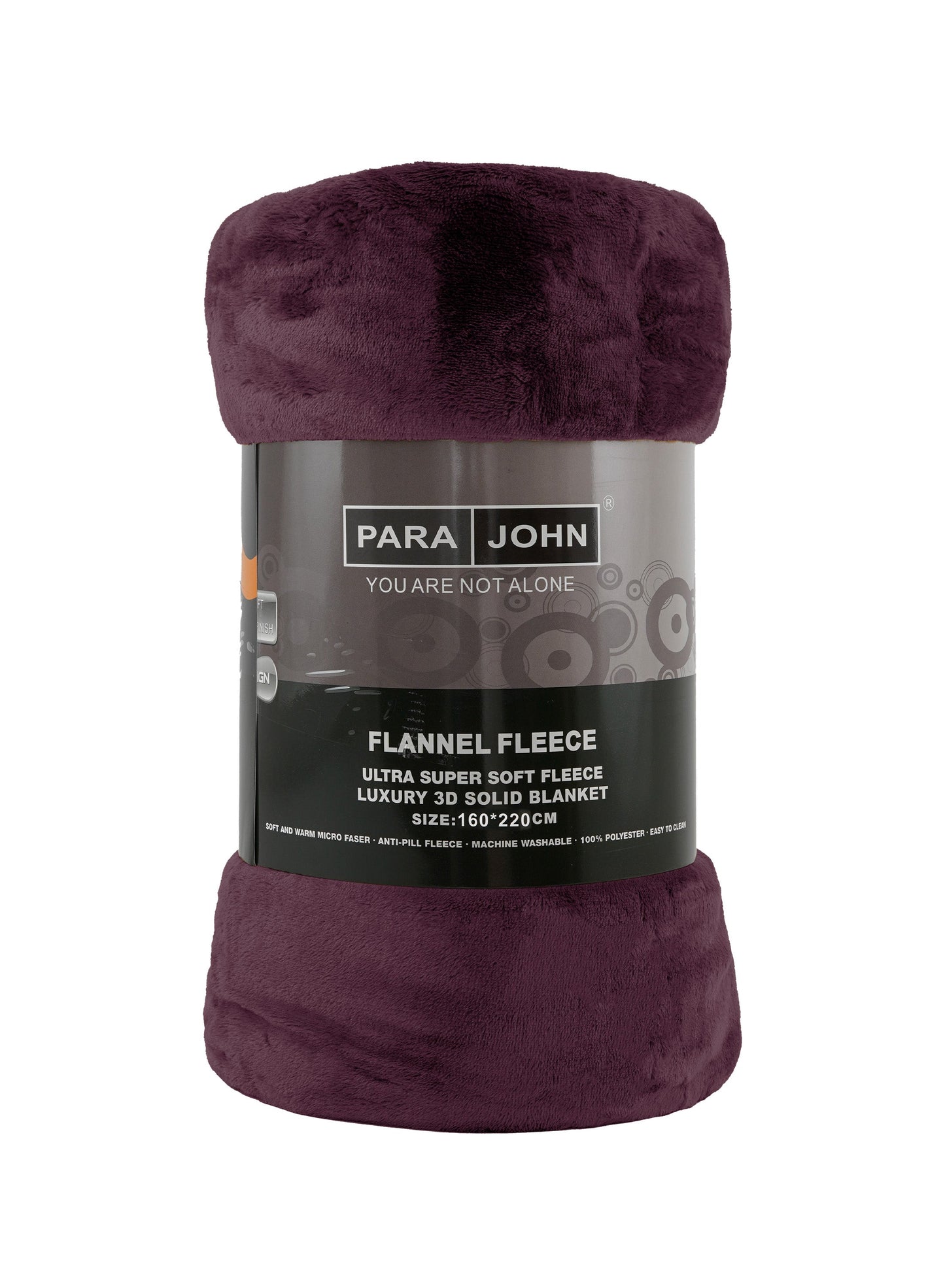 Single Flannel Fleece Blanket 160 × 220 cm – Luxury Soft Solid Single Ply Blanket, Premium Anti-Pill Polyester, Lightweight & Cozy by Parajohn  PARAJOHN UAE