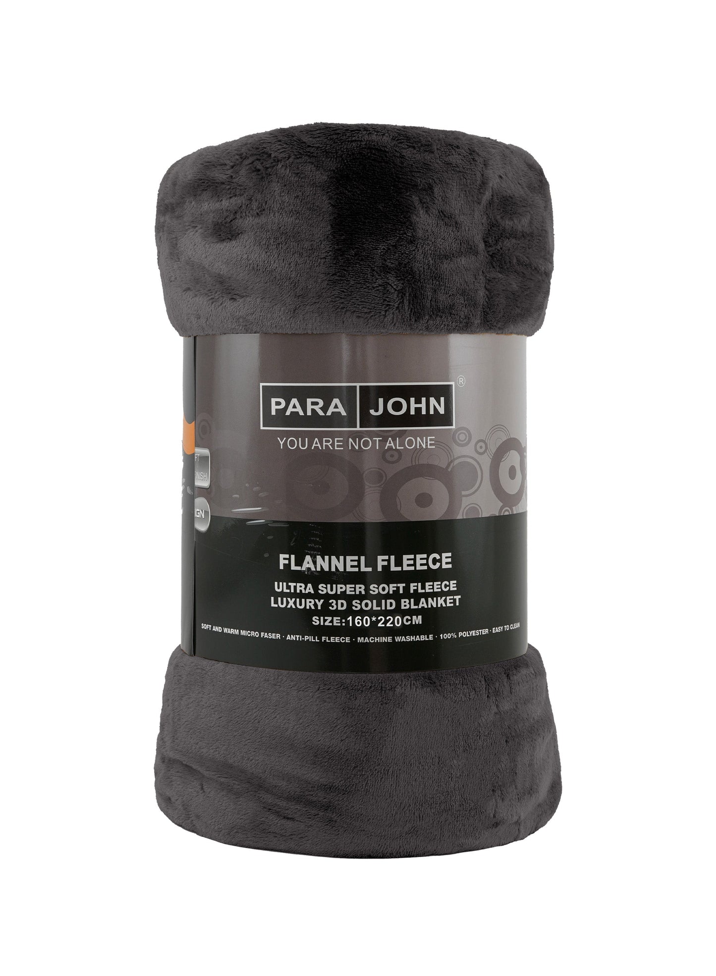 Single Flannel Fleece Blanket 160 × 220 cm – Luxury Soft Solid Single Ply Blanket, Premium Anti-Pill Polyester, Lightweight & Cozy by Parajohn  PARAJOHN UAE