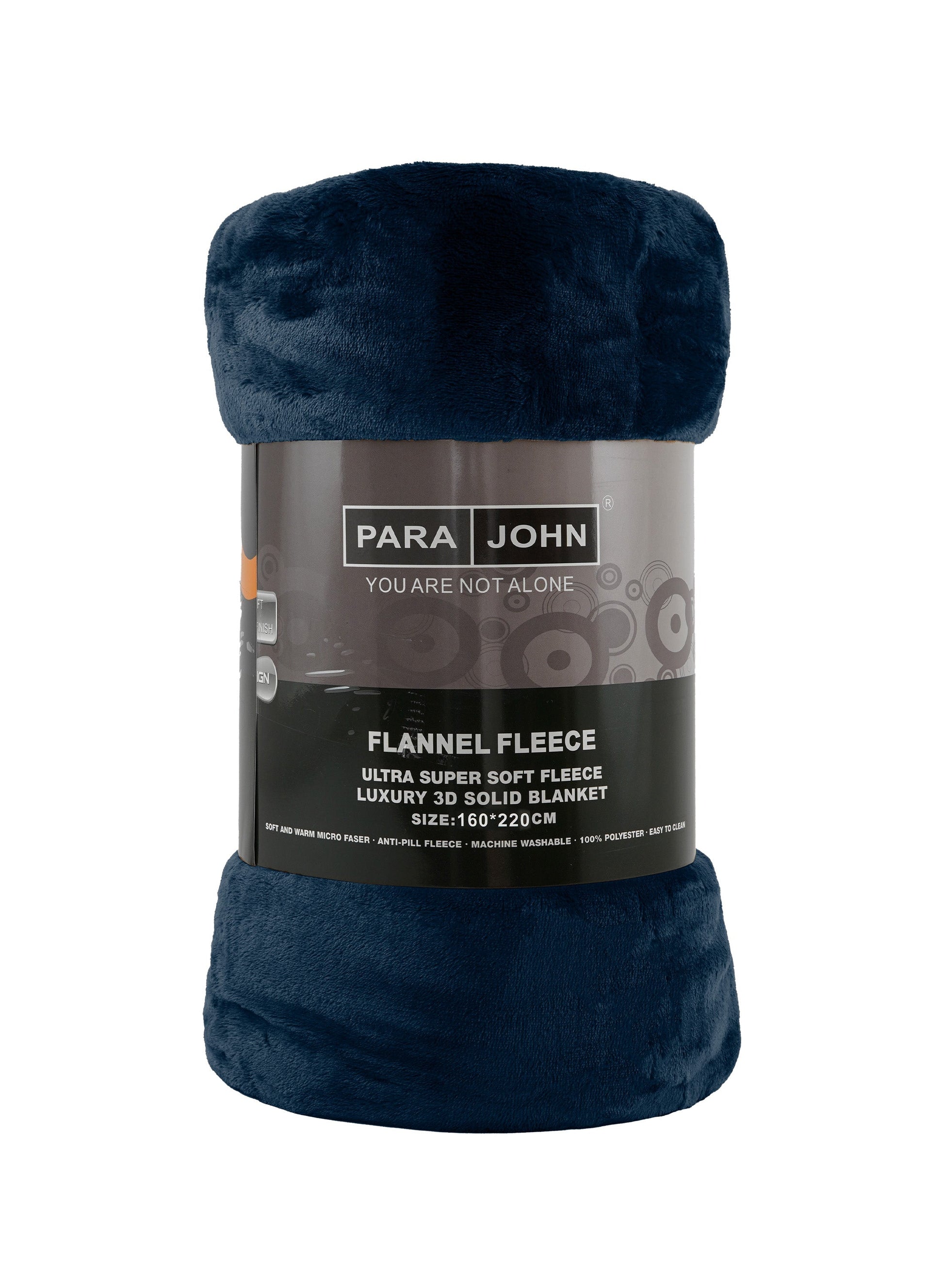 Single Flannel Fleece Blanket 160 × 220 cm – Luxury Soft Solid Single Ply Blanket, Premium Anti-Pill Polyester, Lightweight & Cozy by Parajohn  PARAJOHN UAE