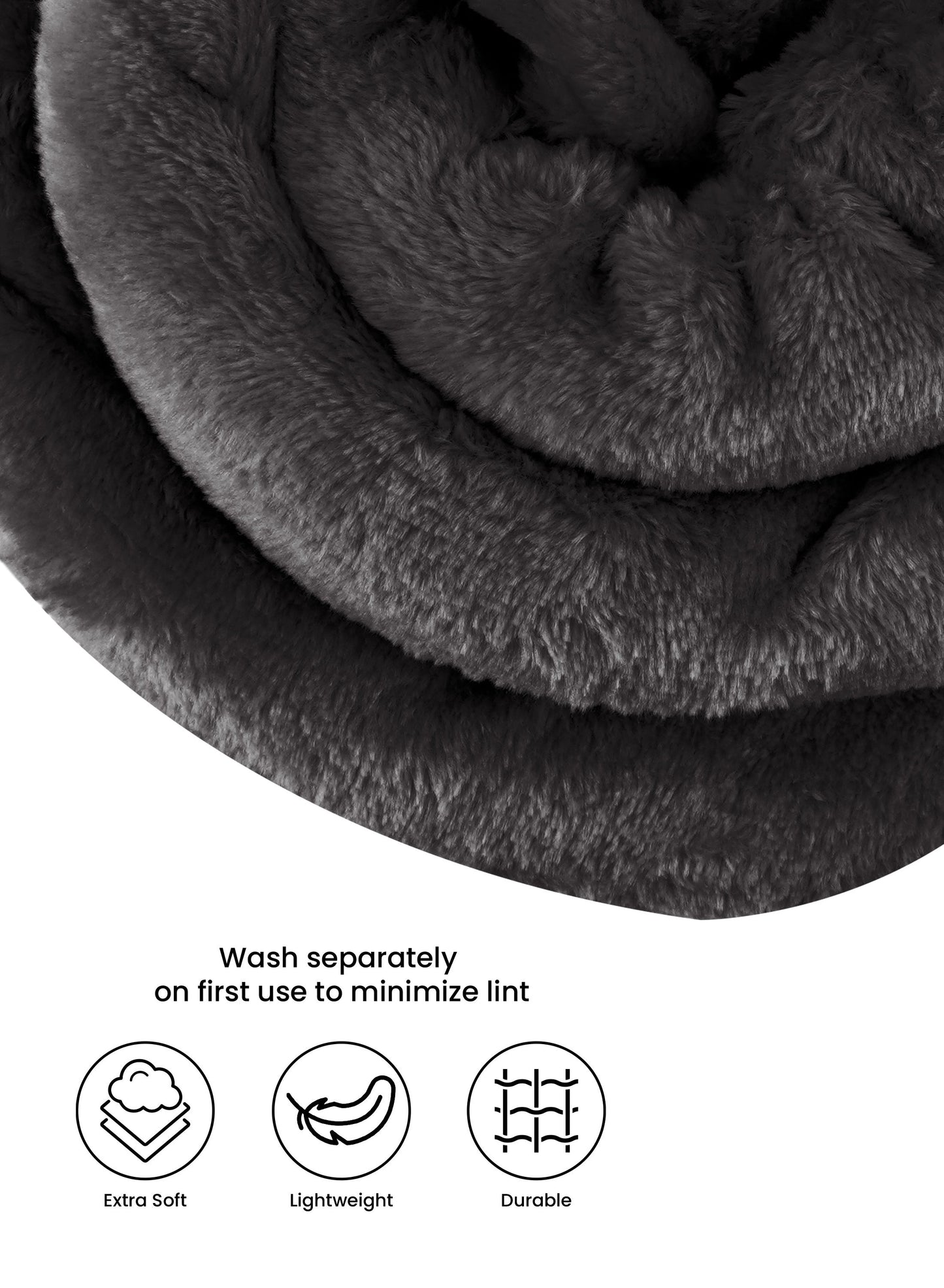 Single Flannel Fleece Blanket 160 × 220 cm – Luxury Soft Solid Single Ply Blanket, Premium Anti-Pill Polyester, Lightweight & Cozy by Parajohn  PARAJOHN UAE
