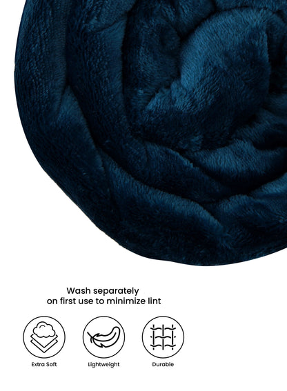 Single Flannel Fleece Blanket 160 × 220 cm – Luxury Soft Solid Single Ply Blanket, Premium Anti-Pill Polyester, Lightweight & Cozy by Parajohn  PARAJOHN UAE