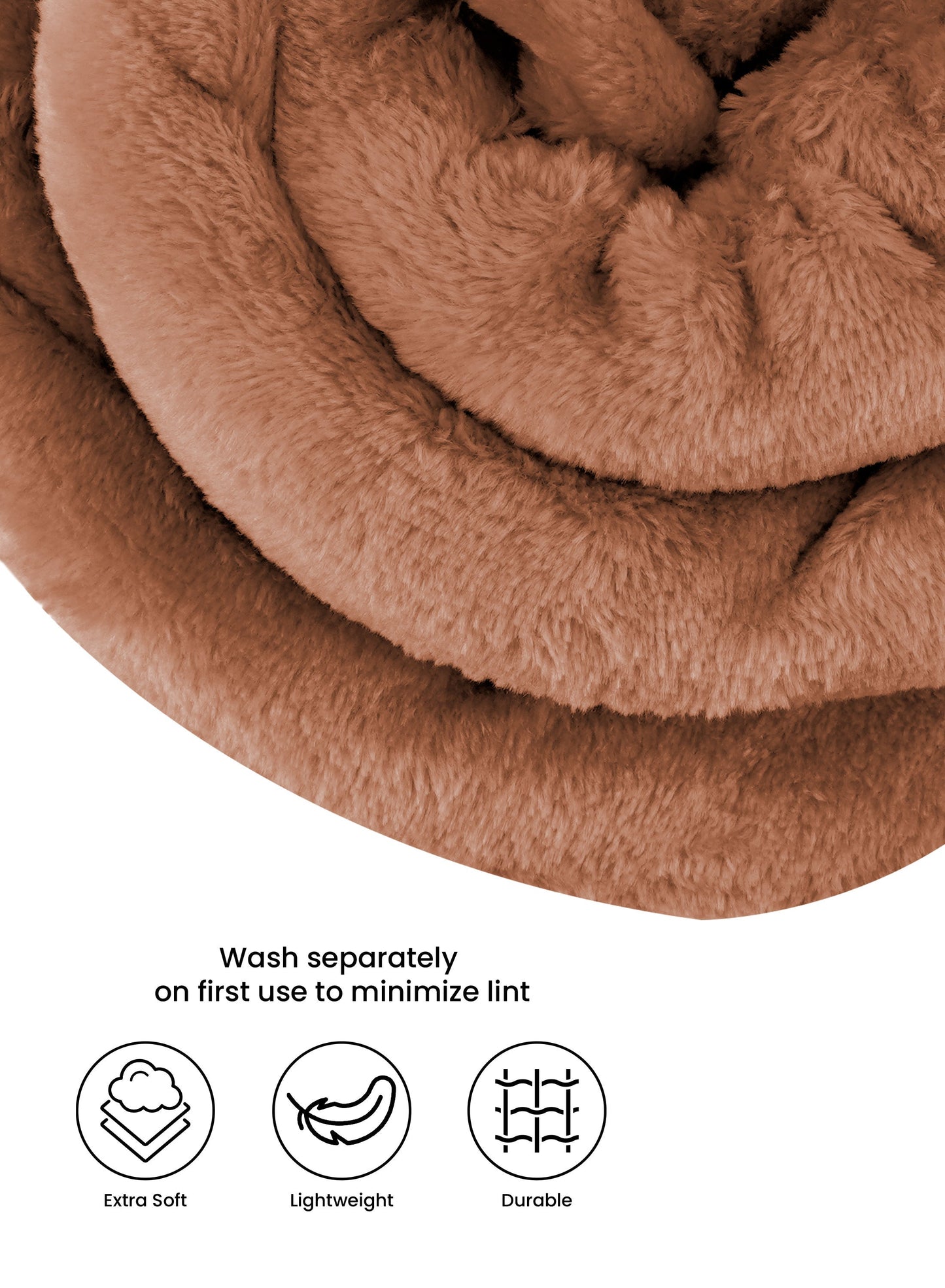 Single Flannel Fleece Blanket 160 × 220 cm – Luxury Soft Solid Single Ply Blanket, Premium Anti-Pill Polyester, Lightweight & Cozy by Parajohn  PARAJOHN UAE