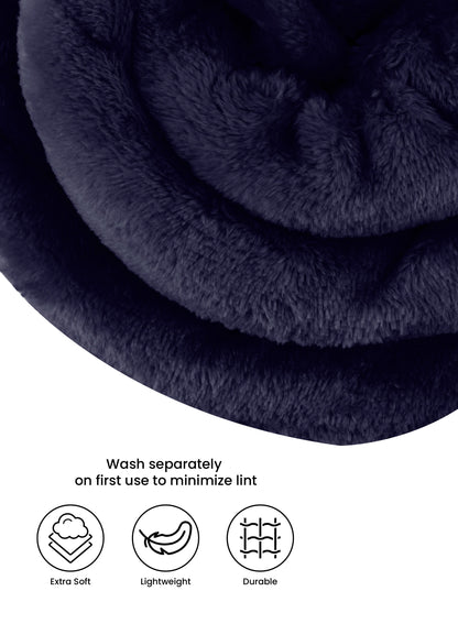Single Flannel Fleece Blanket 160 × 220 cm – Luxury Soft Solid Single Ply Blanket, Premium Anti-Pill Polyester, Lightweight & Cozy by Parajohn  PARAJOHN UAE