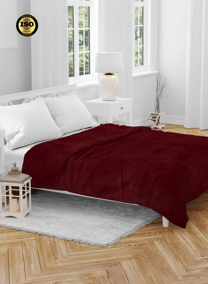 Single Flannel Fleece Blanket 160 × 220 cm – Luxury Soft Solid Single Ply Blanket, Premium Anti-Pill Polyester, Lightweight & Cozy by Parajohn  PARAJOHN UAE