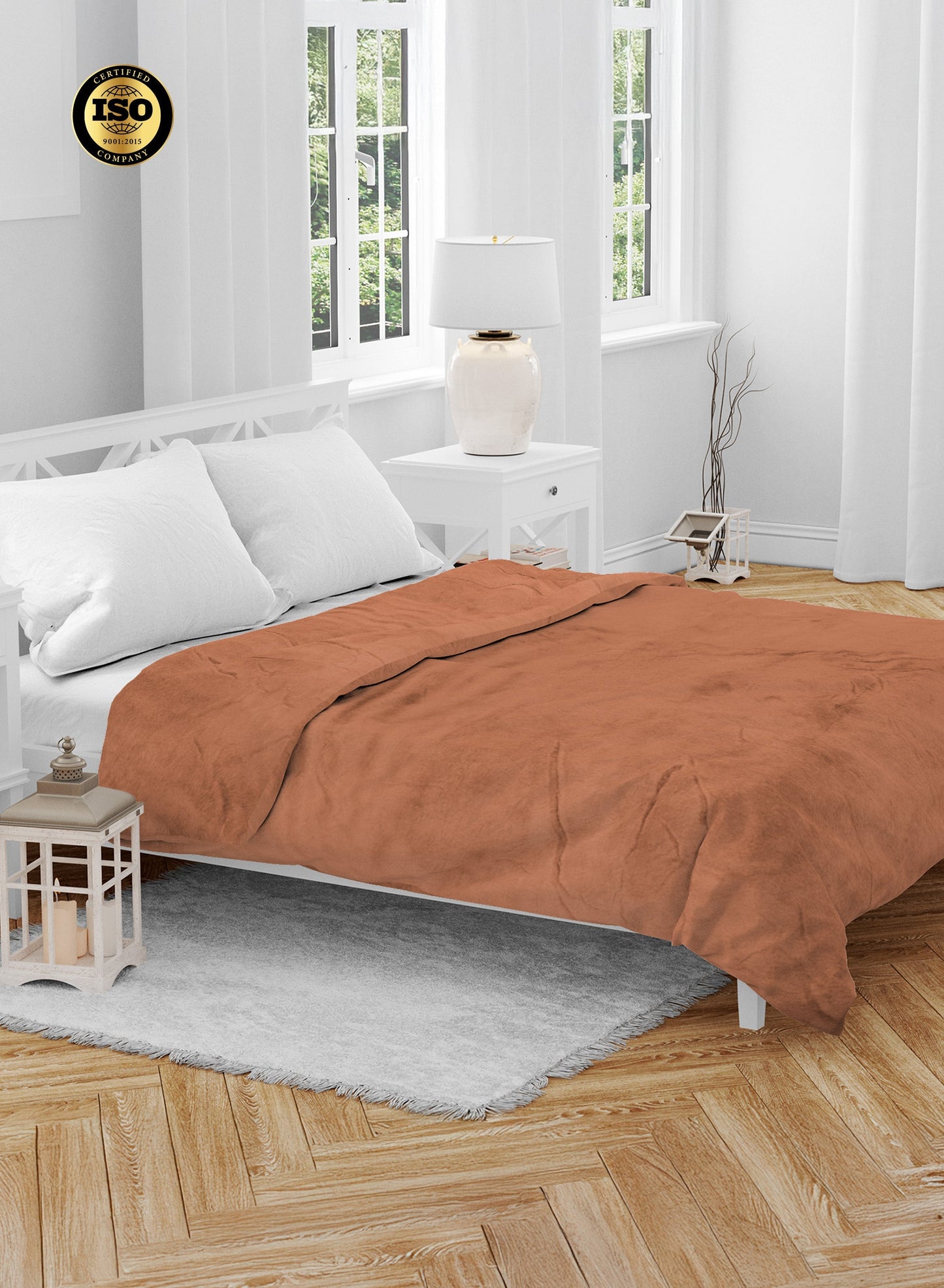 Single Flannel Fleece Blanket 160 × 220 cm – Luxury Soft Solid Single Ply Blanket, Premium Anti-Pill Polyester, Lightweight & Cozy by Parajohn  PARAJOHN UAE