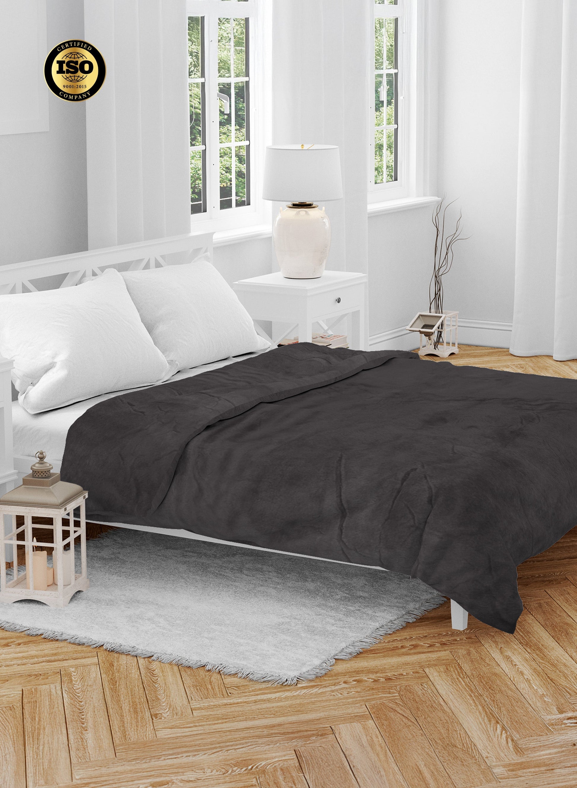 Single Flannel Fleece Blanket 160 × 220 cm – Luxury Soft Solid Single Ply Blanket, Premium Anti-Pill Polyester, Lightweight & Cozy by Parajohn  PARAJOHN UAE