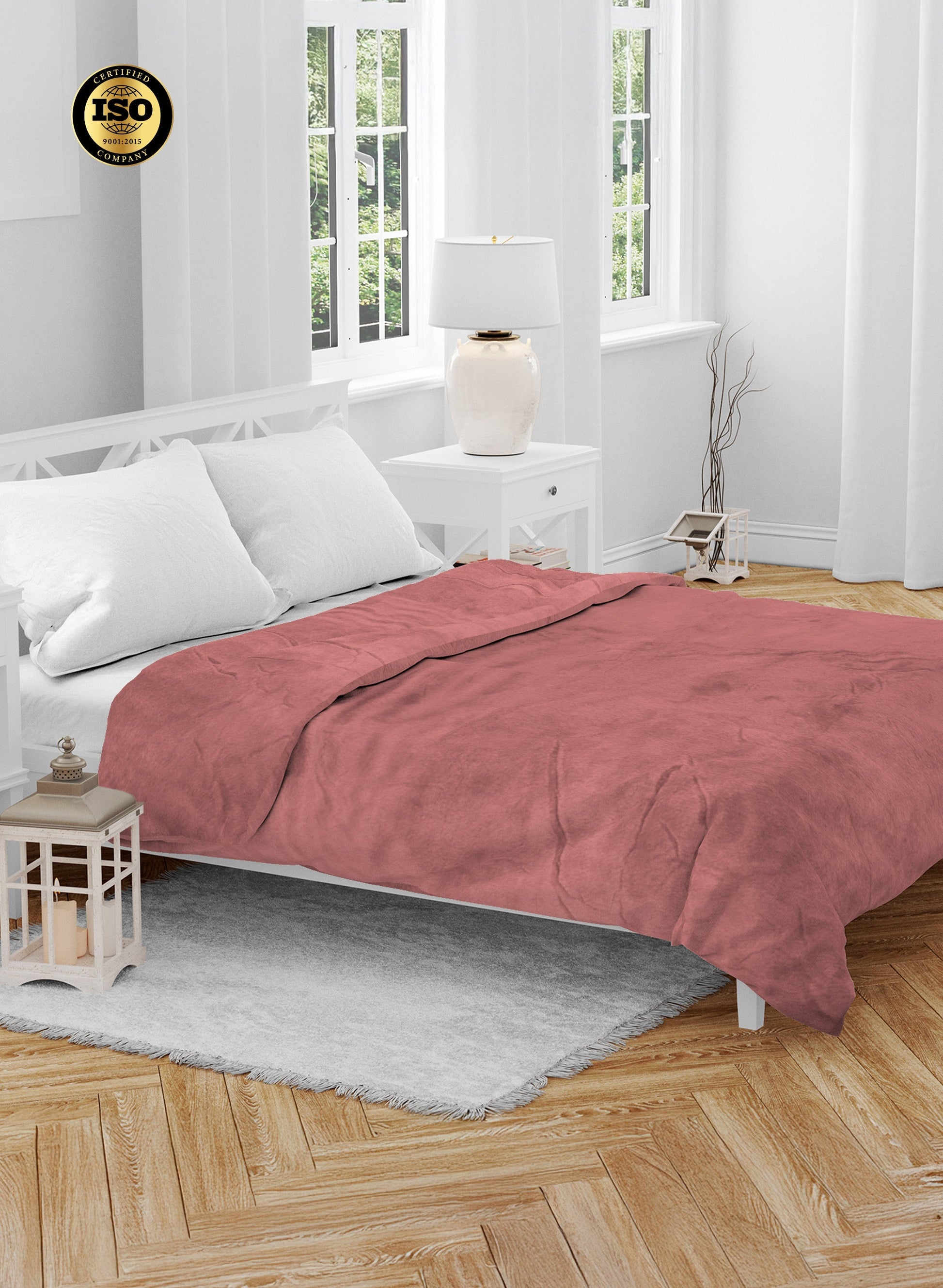 Single Flannel Fleece Blanket 160 × 220 cm – Luxury Soft Solid Single Ply Blanket, Premium Anti-Pill Polyester, Lightweight & Cozy by Parajohn  PARAJOHN UAE