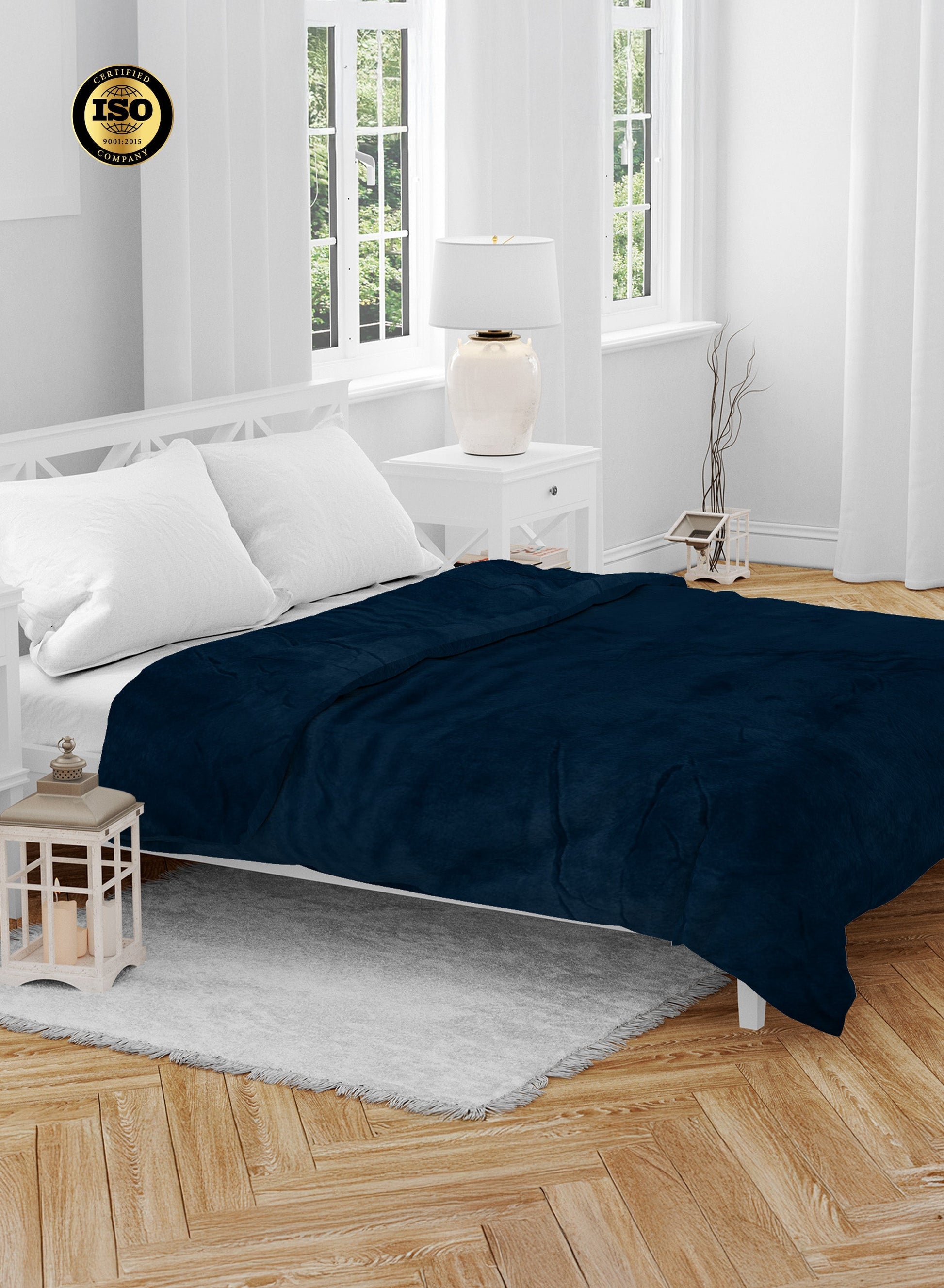 Single Flannel Fleece Blanket 160 × 220 cm – Luxury Soft Solid Single Ply Blanket, Premium Anti-Pill Polyester, Lightweight & Cozy by Parajohn  PARAJOHN UAE