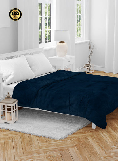 Single Flannel Fleece Blanket 160 × 220 cm – Luxury Soft Solid Single Ply Blanket, Premium Anti-Pill Polyester, Lightweight & Cozy by Parajohn  PARAJOHN UAE
