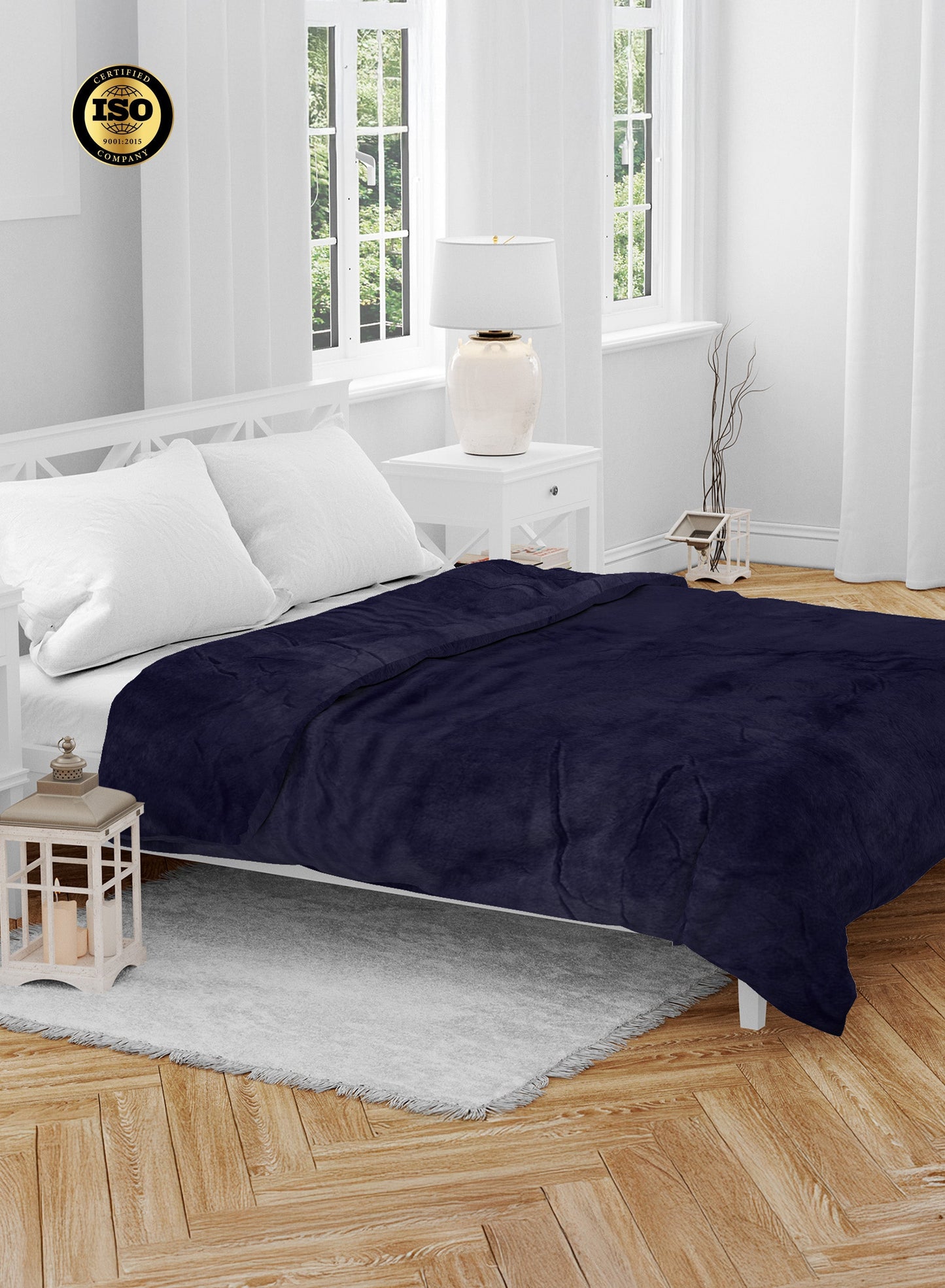Single Flannel Fleece Blanket 160 × 220 cm – Luxury Soft Solid Single Ply Blanket, Premium Anti-Pill Polyester, Lightweight & Cozy by Parajohn  PARAJOHN UAE