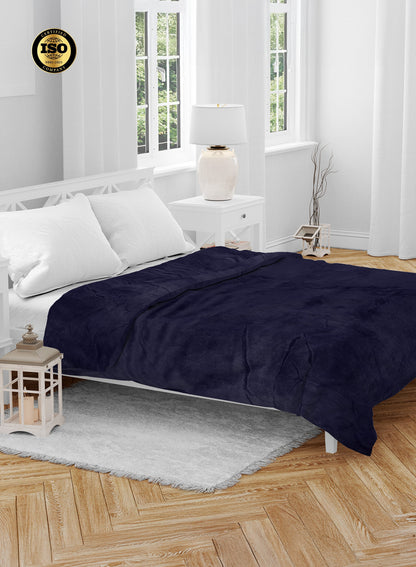 Single Flannel Fleece Blanket 160 × 220 cm – Luxury Soft Solid Single Ply Blanket, Premium Anti-Pill Polyester, Lightweight & Cozy by Parajohn  PARAJOHN UAE