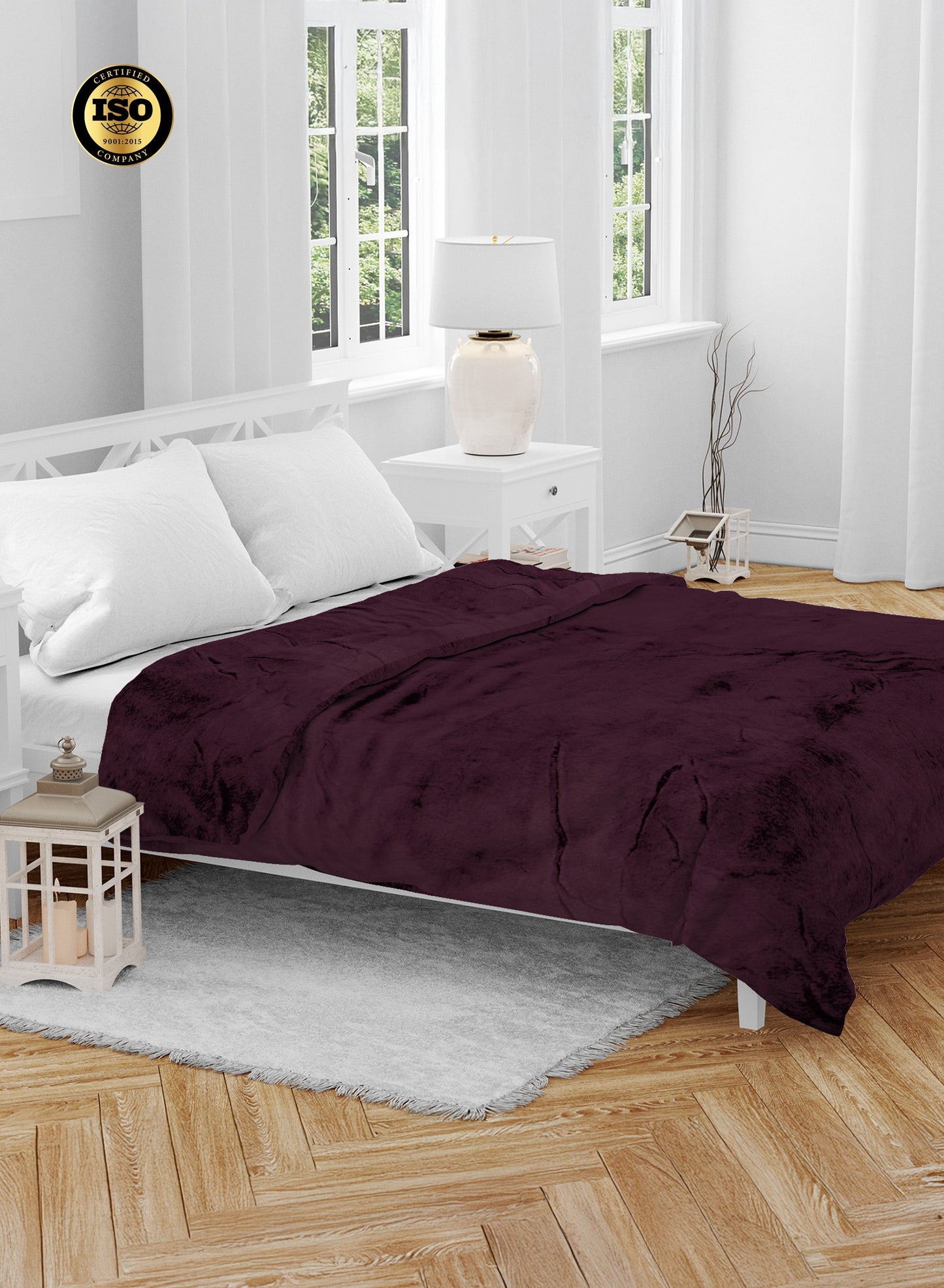 Single Flannel Fleece Blanket 160 × 220 cm – Luxury Soft Solid Single Ply Blanket, Premium Anti-Pill Polyester, Lightweight & Cozy by Parajohn  PARAJOHN UAE