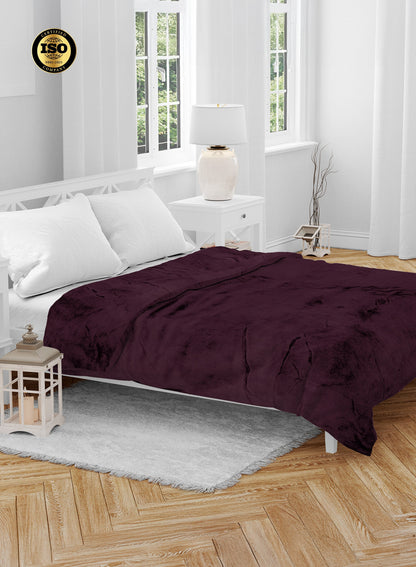 Single Flannel Fleece Blanket 160 × 220 cm – Luxury Soft Solid Single Ply Blanket, Premium Anti-Pill Polyester, Lightweight & Cozy by Parajohn  PARAJOHN UAE