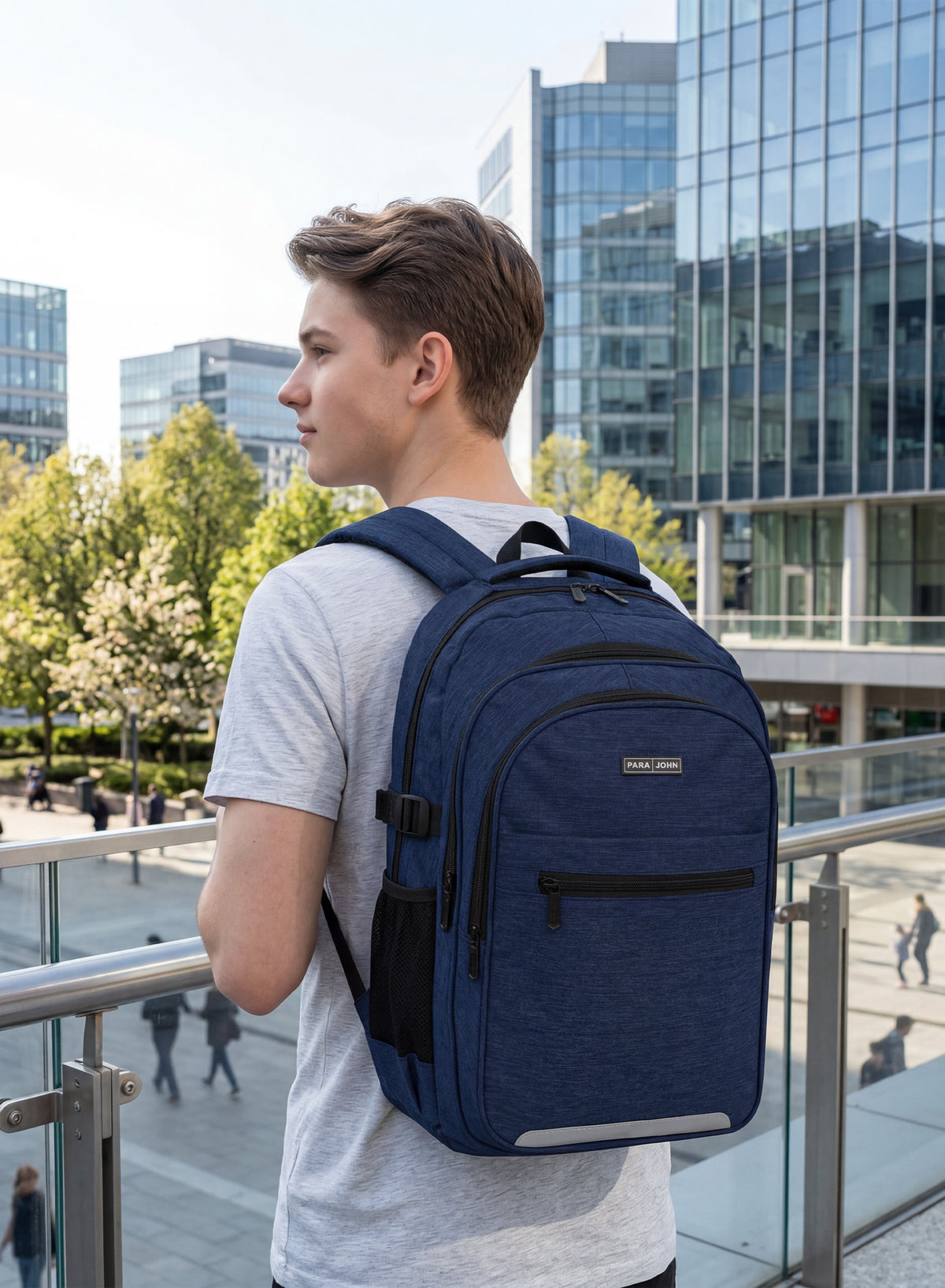 Parajohn Backpack — Smart Storage & Comfort | 18" Polyester  PARAJOHN UAE