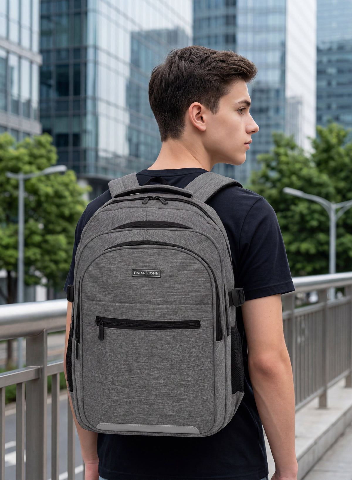 Parajohn Backpack — Smart Storage & Comfort | 18" Polyester  PARAJOHN UAE