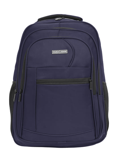 Para John  16.5-Inch Polyester Backpack with Strong Handle, Durable Zippers & Side Mesh Pockets