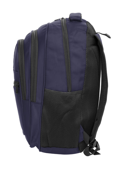 Para John  16.5-Inch Polyester Backpack with Strong Handle, Durable Zippers & Side Mesh Pockets