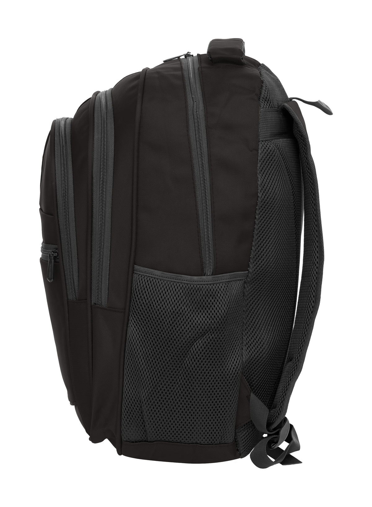 Para John  16.5-Inch Polyester Backpack with Strong Handle, Durable Zippers & Side Mesh Pockets