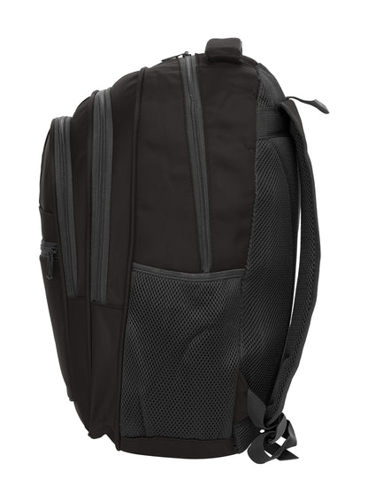 Para John  16.5-Inch Polyester Backpack with Strong Handle, Durable Zippers & Side Mesh Pockets