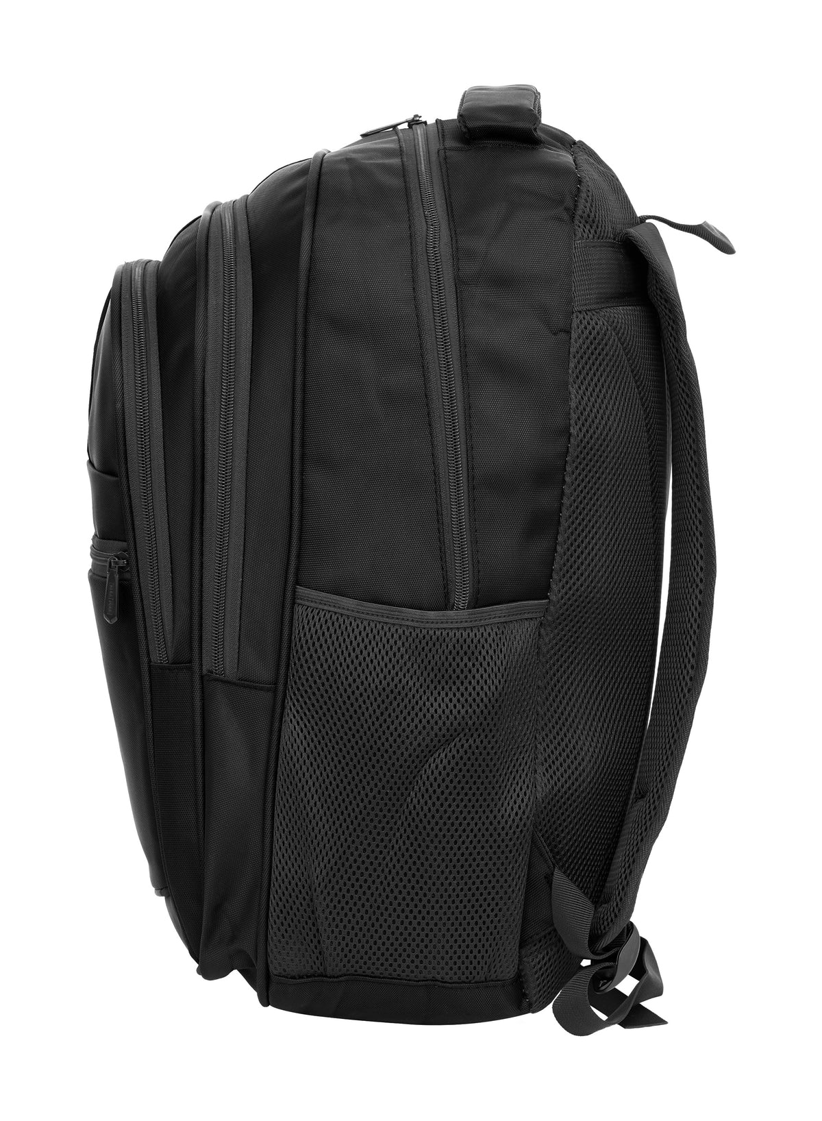Para John  16.5-Inch Polyester Backpack with Strong Handle, Durable Zippers & Side Mesh Pockets