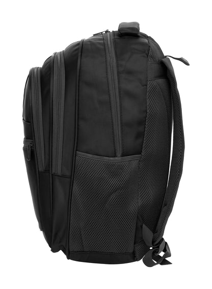 Para John  16.5-Inch Polyester Backpack with Strong Handle, Durable Zippers & Side Mesh Pockets