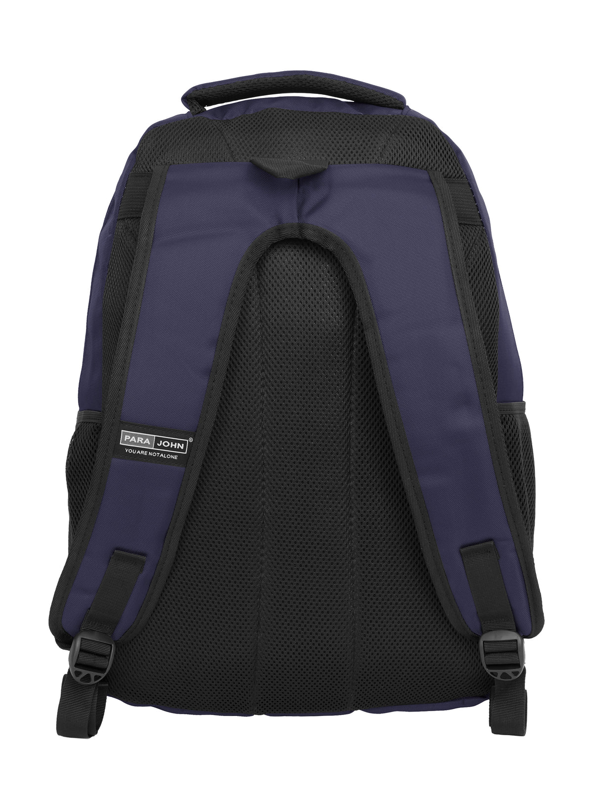 Para John  16.5-Inch Polyester Backpack with Strong Handle, Durable Zippers & Side Mesh Pockets