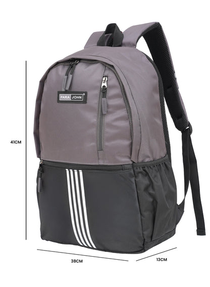 Parajohn Strifour 17 Inch Backpack for Men & Women – 26L Lightweight Polyester School & Travel Bag with Multiple Compartments  PARAJOHN UAE