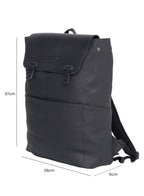 Parajohn London Wayfarer PU Leather Laptop Backpack – 16.3” Stylish Flap Design Business & Travel Backpack for Men & Women  PARAJOHN UAE