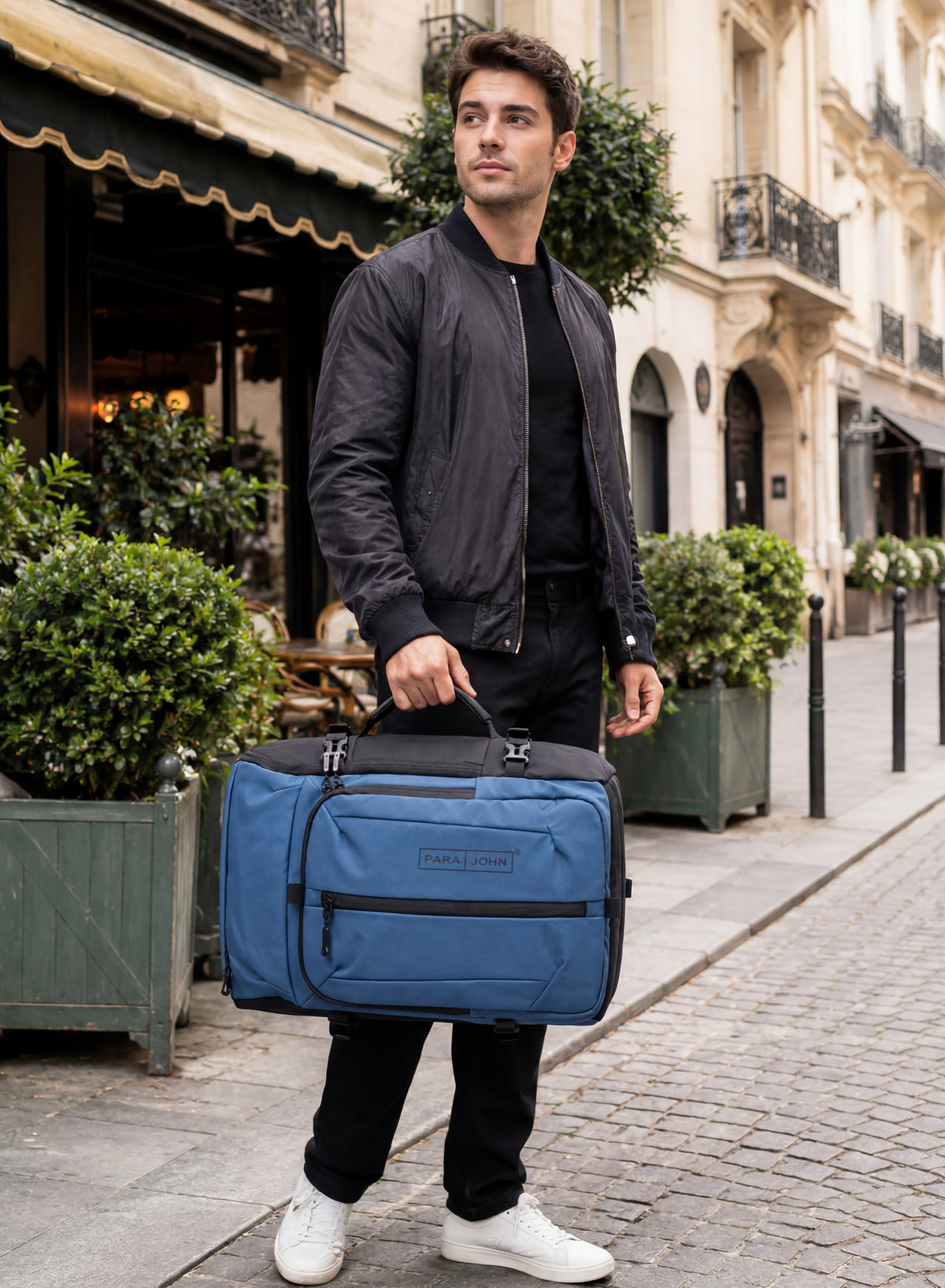 Para John Strider  18-Inch Travel Backpack with Laptop Compartment & Trolley Sleeve