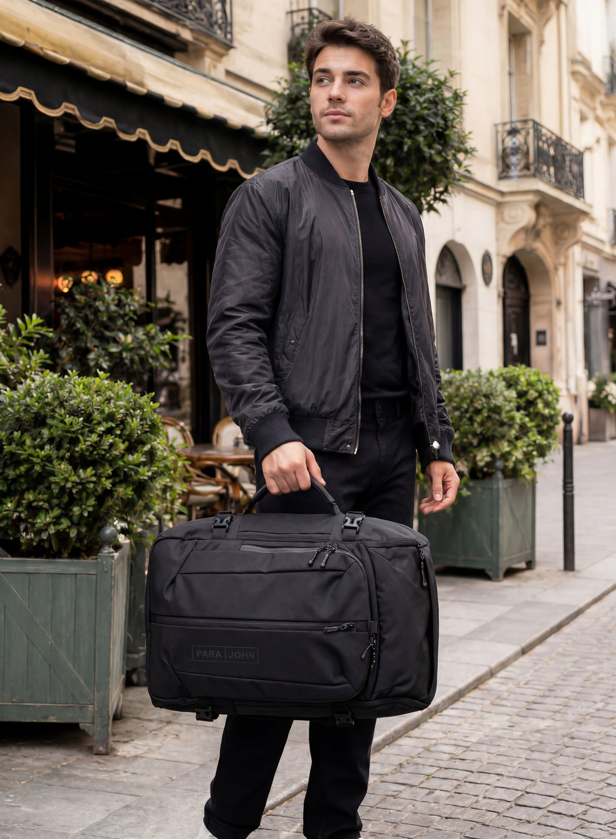 Para John Strider  18-Inch Travel Backpack with Laptop Compartment & Trolley Sleeve