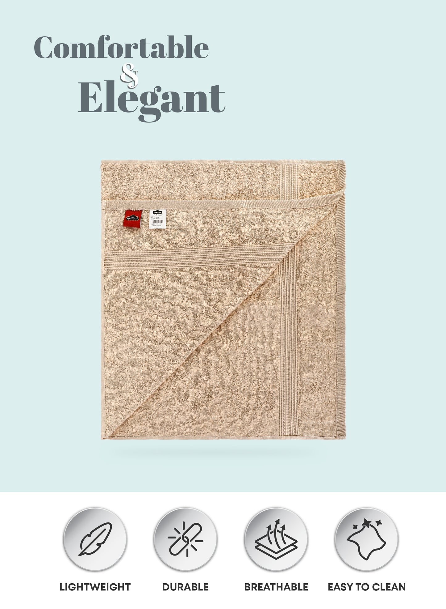 ParryLife Luxurious 100% Cotton Beach Towel