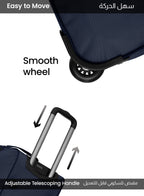 Parajohn Carry Max 3PCS Expandable 2-Wheel Duffle Bag Set – Large Capacity Rolling Travel Bag Set (20”, 24”, 28”), Durable Nylon Luggage with Trolley Handle  PARAJOHN UAE