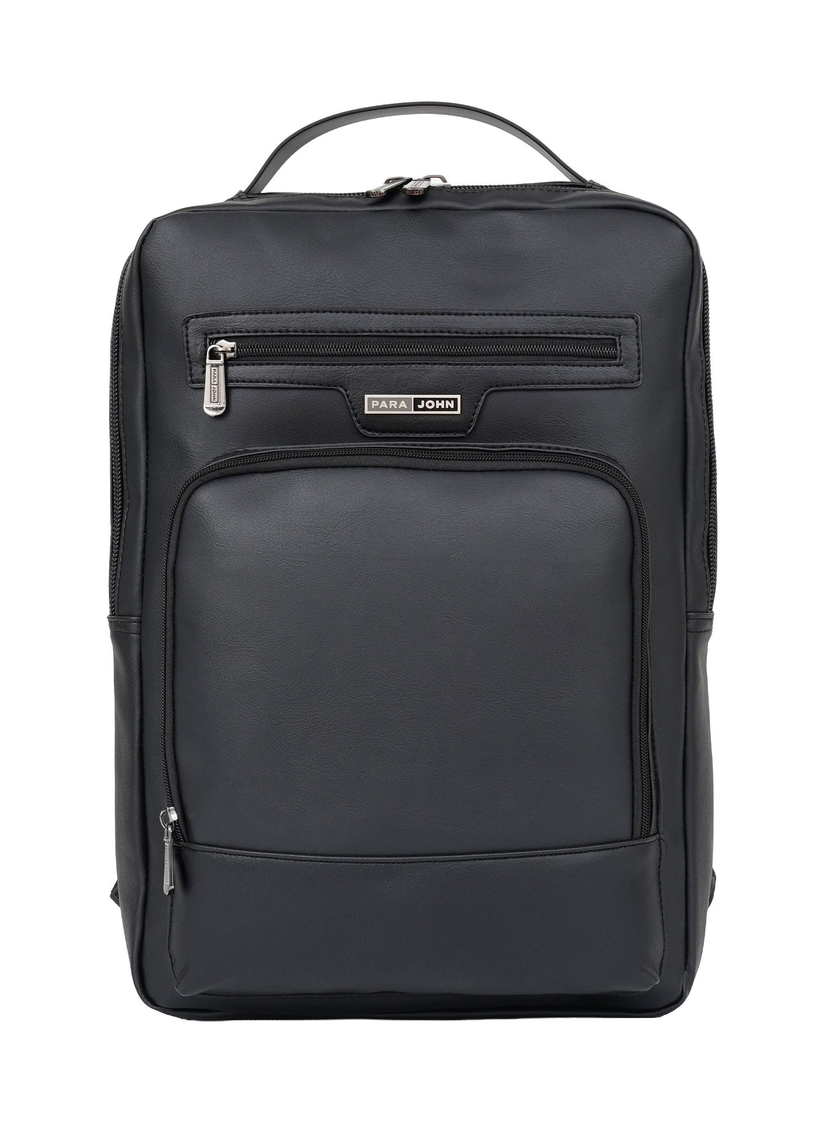PARA JOHN ExecForm 16 Inch Laptop Backpack for Men – Premium PU Leather Slim Business Office Bag, Padded & Breathable Design  PARAJOHN UAE