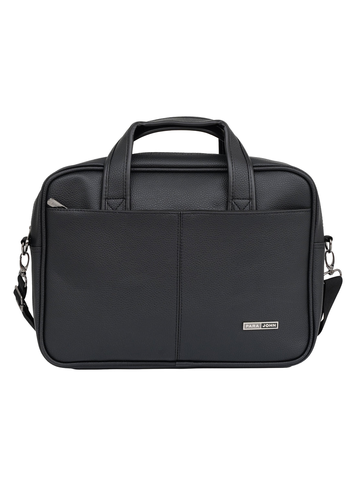 Parajohn Execo 14” Laptop Bag for Men & Women – Premium PVC Leather Business Briefcase with Shoulder Strap, Office Messenger Bag  PARAJOHN UAE