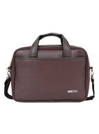 Parajohn Execo 14” Laptop Bag for Men & Women – Premium PVC Leather Business Briefcase with Shoulder Strap, Office Messenger Bag  PARAJOHN UAE