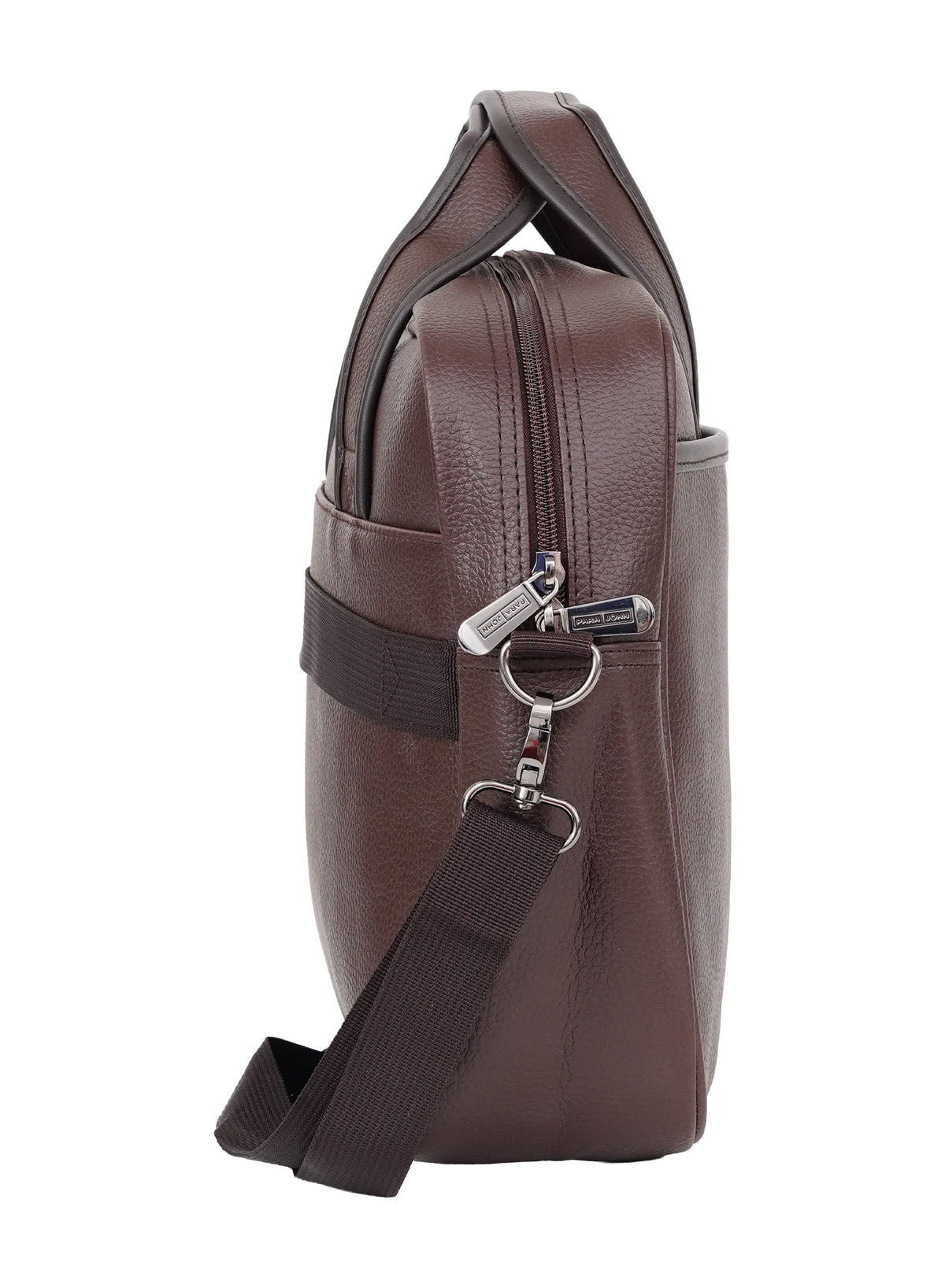 Parajohn Execo 14” Laptop Bag for Men & Women – Premium PVC Leather Business Briefcase with Shoulder Strap, Office Messenger Bag  PARAJOHN UAE